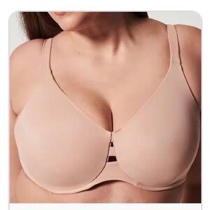 Spanx low profile minimizer bra champagne beige 34DDD / 34F NWT